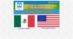 Desktop Screenshot of clubrosarito.org