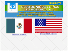 Tablet Screenshot of clubrosarito.org